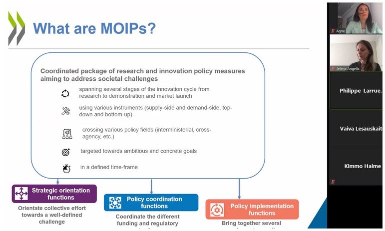 MOIPs presentation on Zoom call